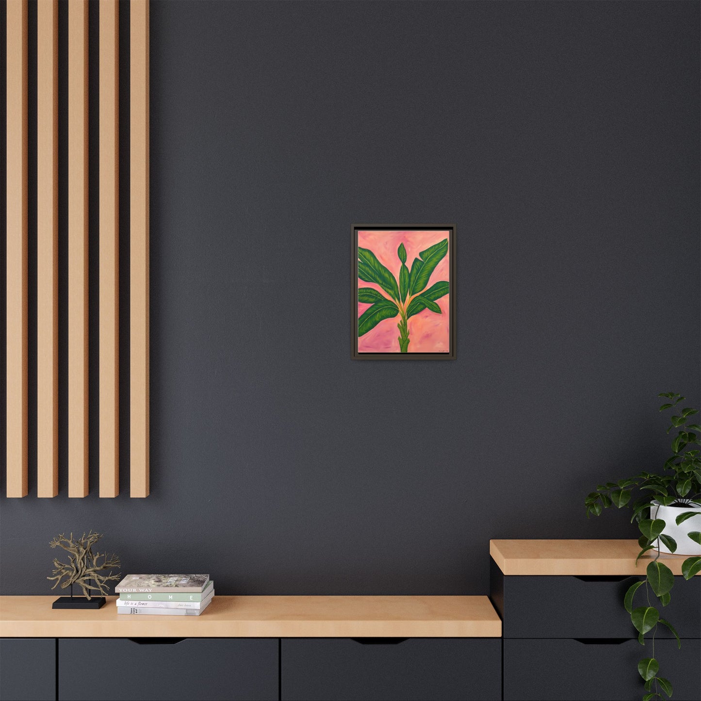 Blush & Botanica Framed Art Print