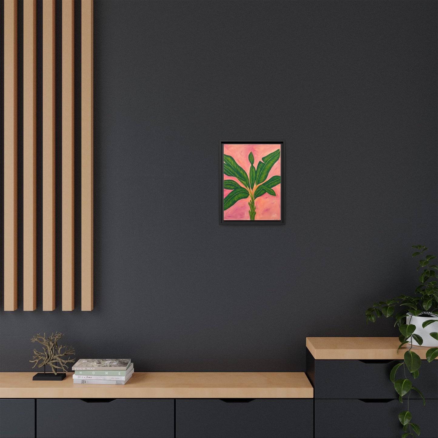 Blush & Botanica Framed Art Print