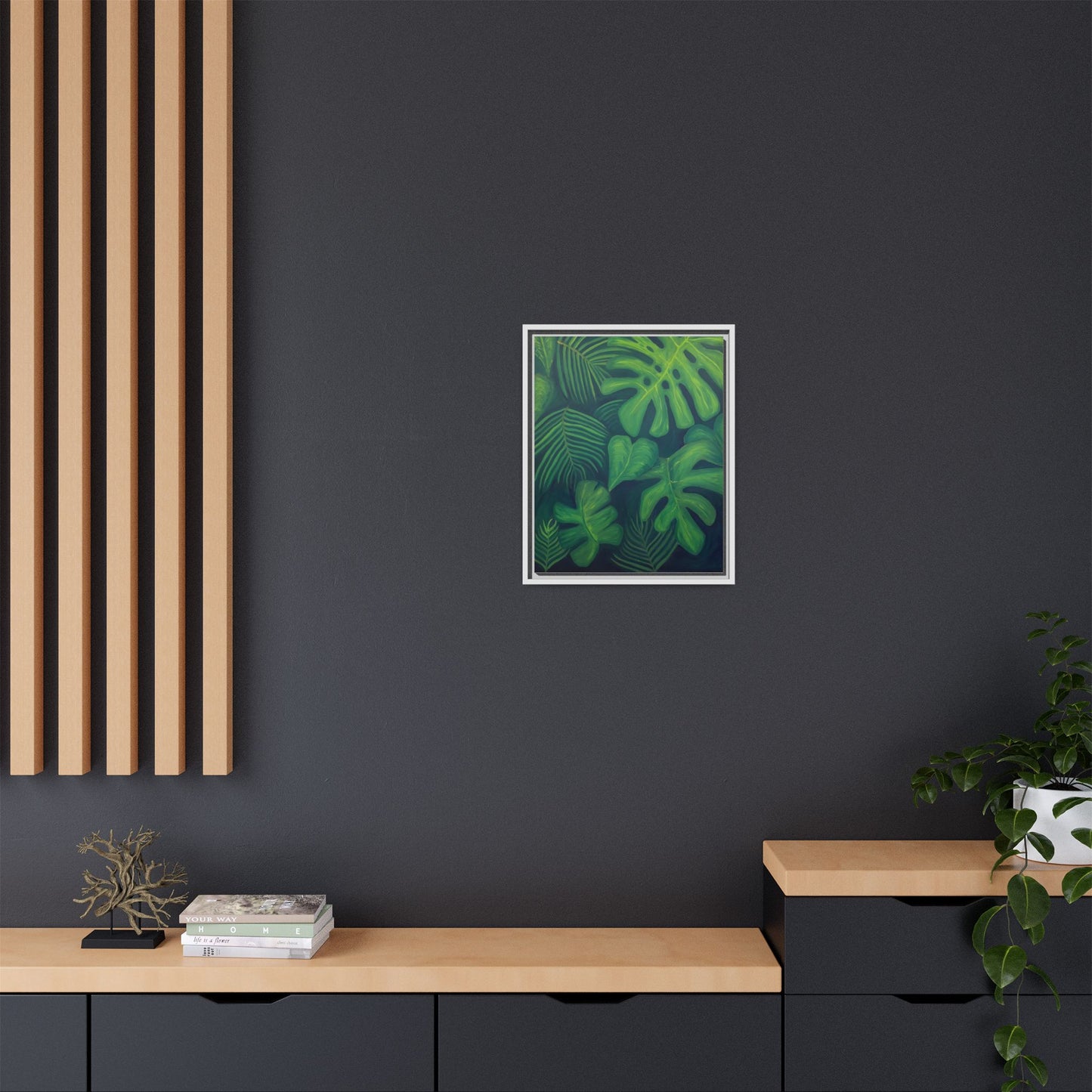 Moody Jungle Framed Wall Art