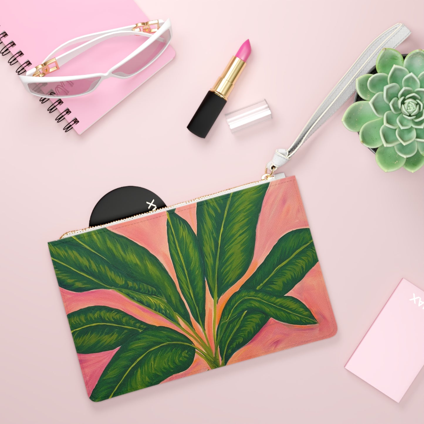 Blush & Botanica Clutch Bag