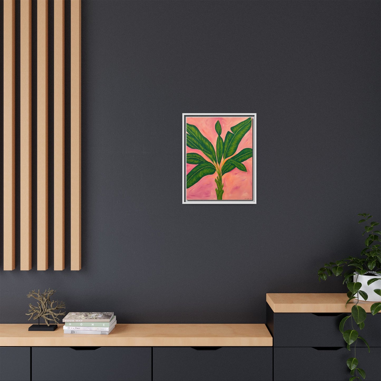 Blush & Botanica Framed Art Print