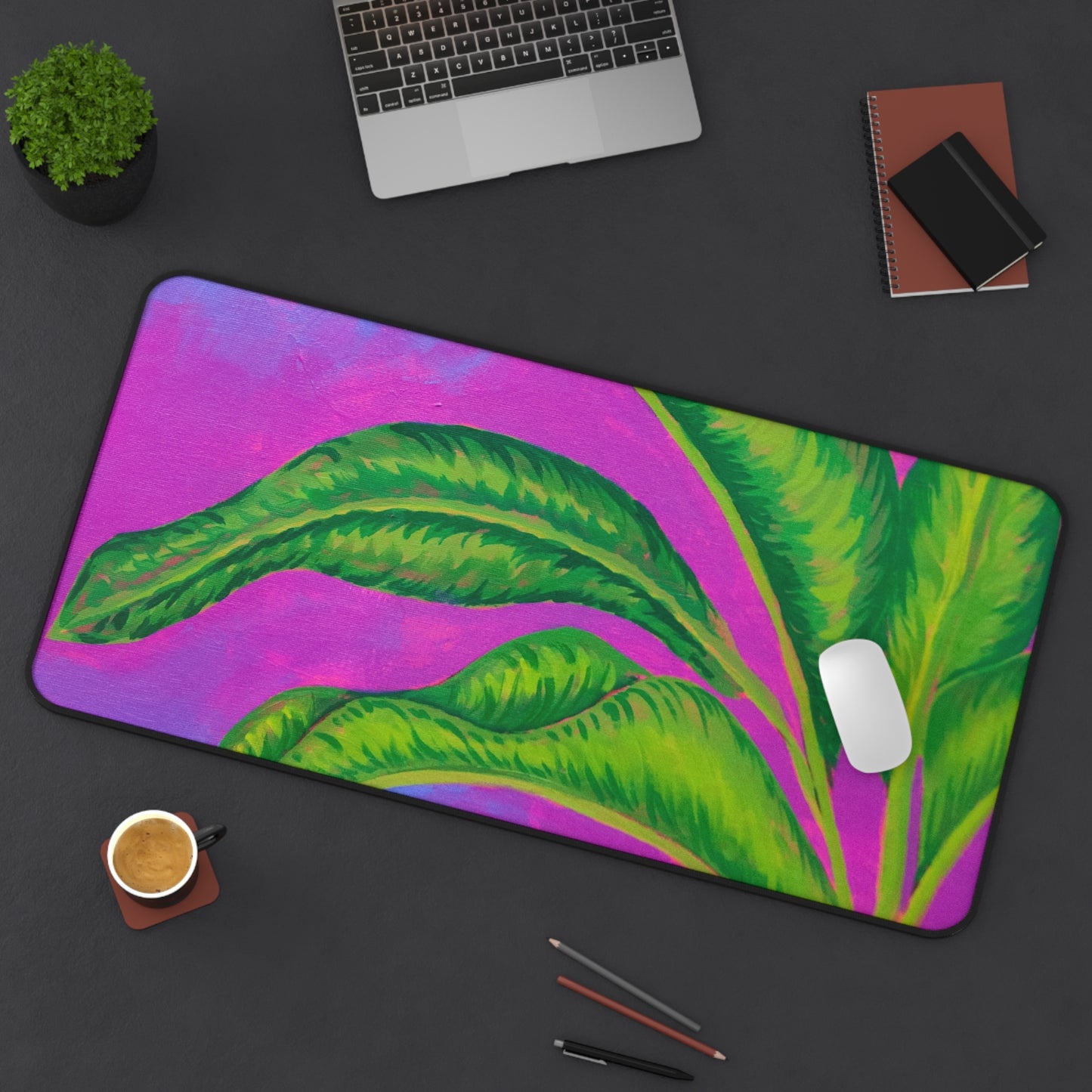 Vibrant Tropical Desk Mat