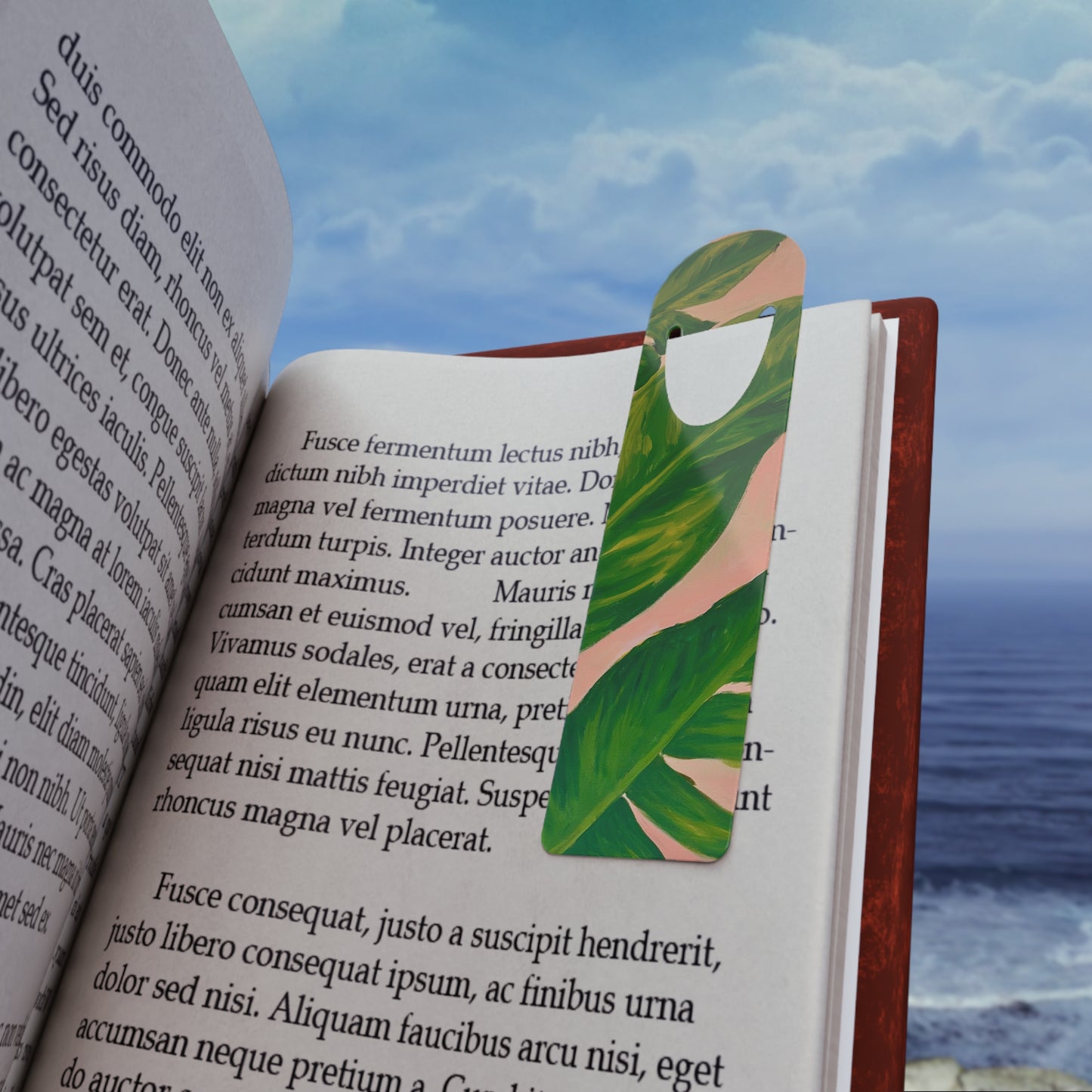 Sun-Kissed Leaves Bookmark