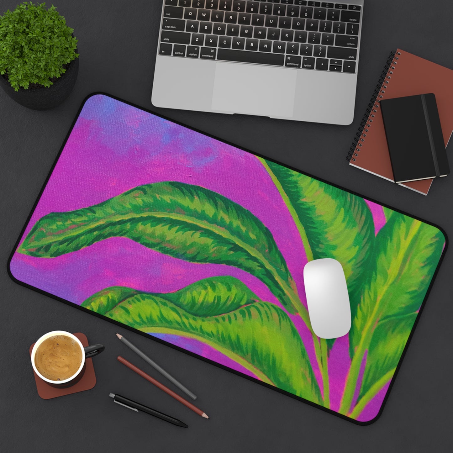 Vibrant Tropical Desk Mat