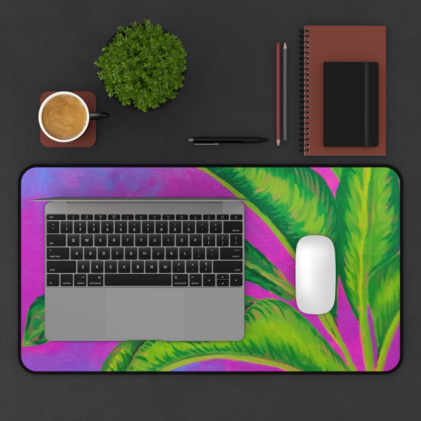 Vibrant Tropical Desk Mat