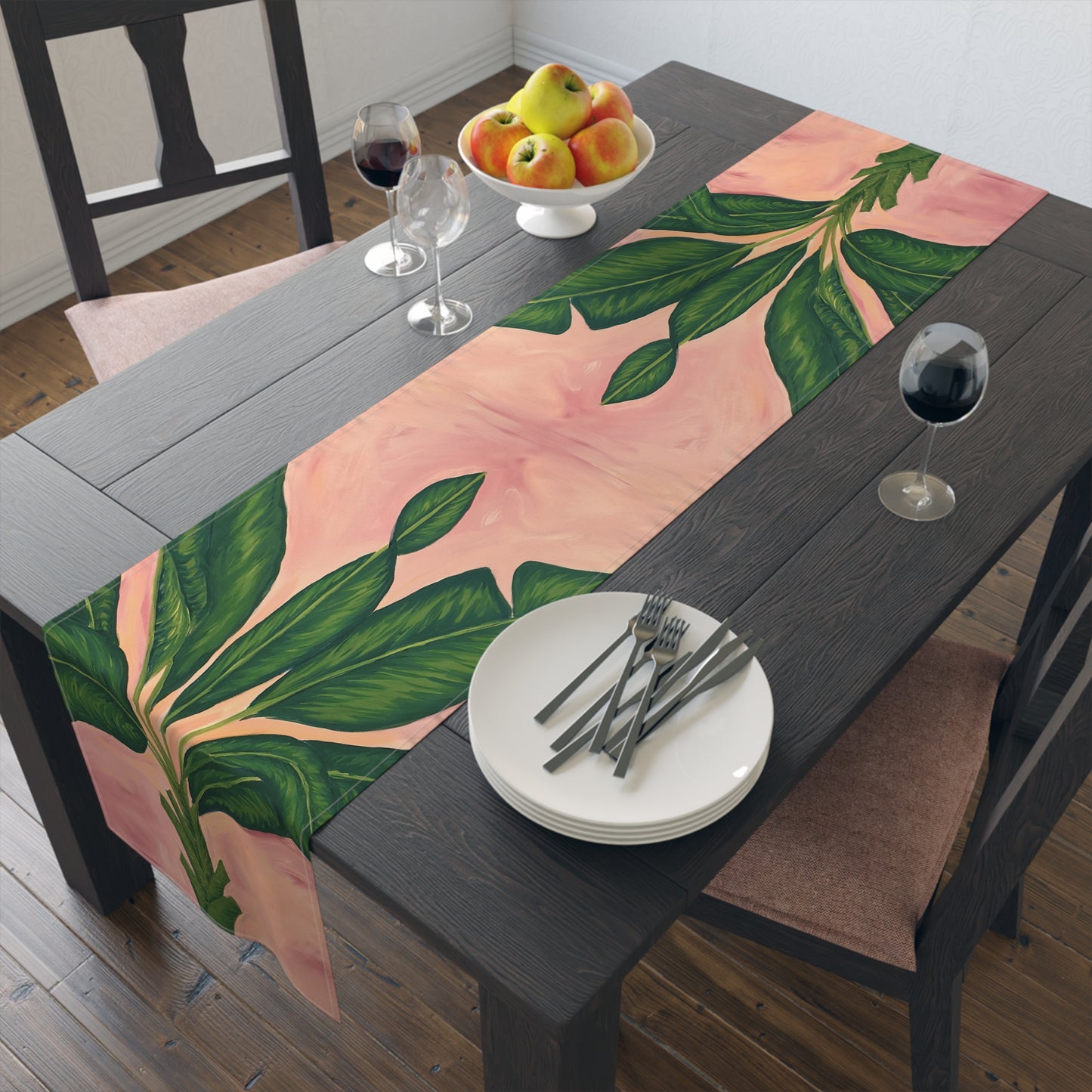 Blush & Botanica Table Runner