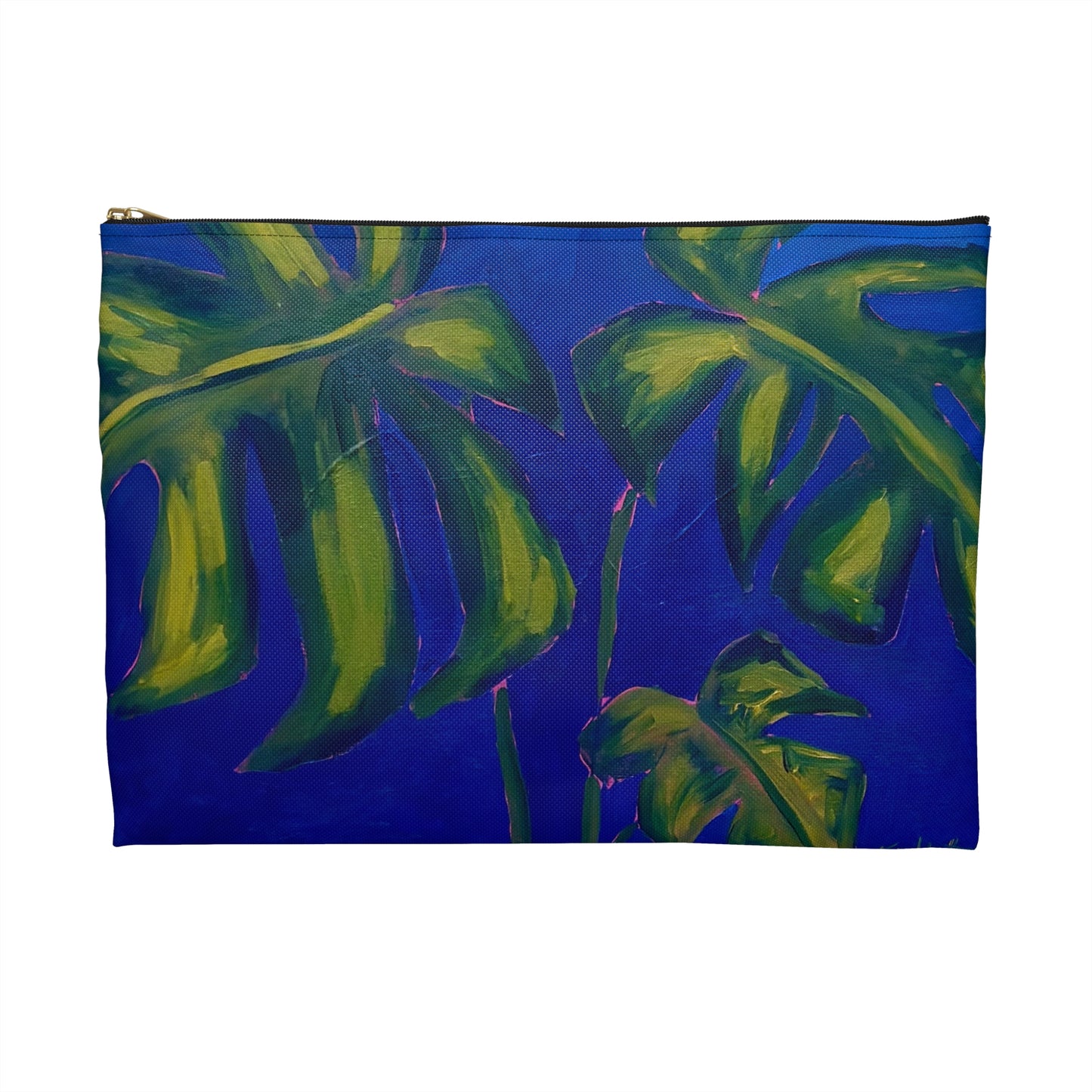 Midnight Monstera Accessory Pouch