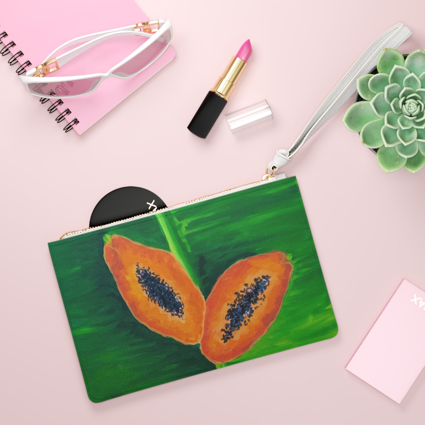 Tropical Pawpaw Clutch Bag