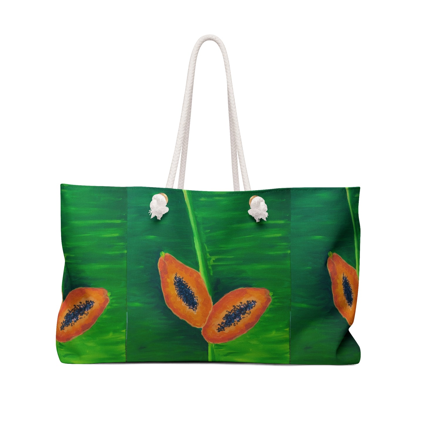 Tropical Papaya Weekender Bag