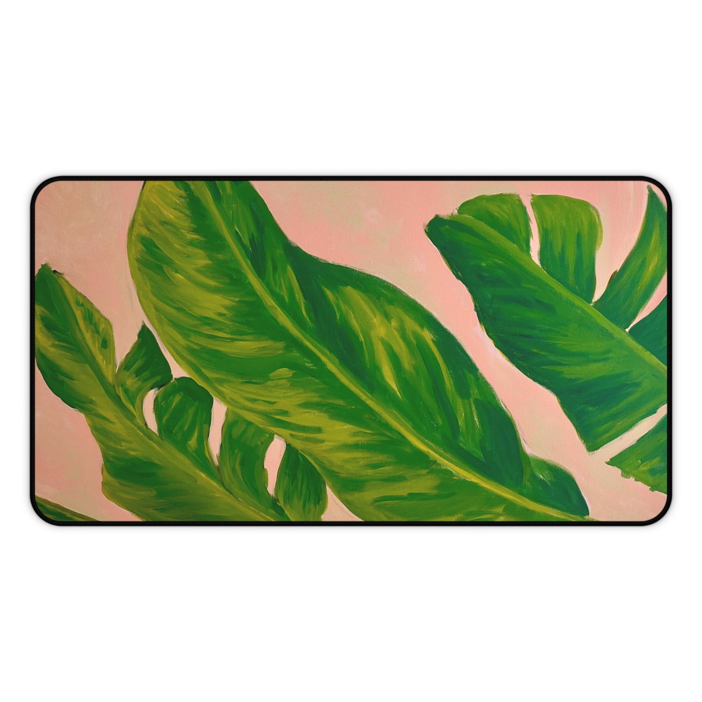 Sun-Kissed Leaves Desk Mat