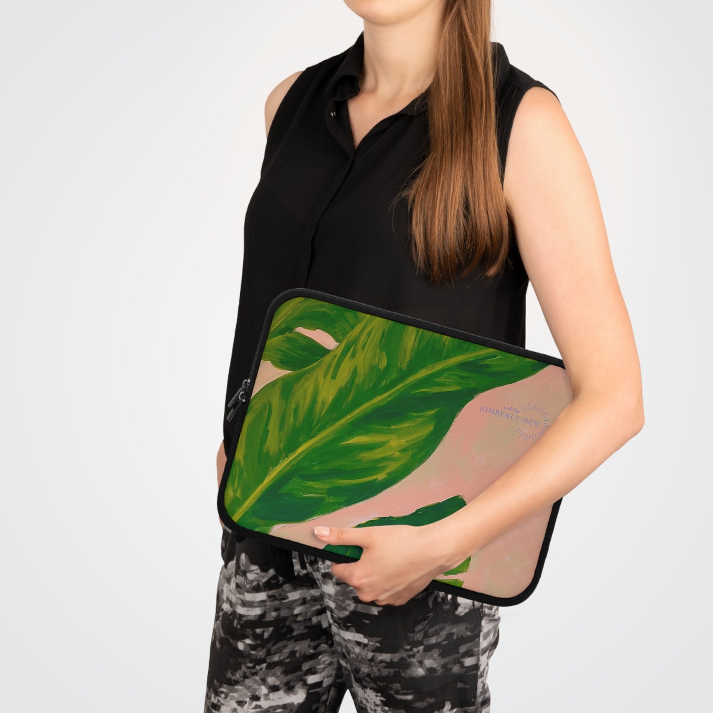 Sun-Kissed Leaves Laptop Sleeve - 'Art by Kimberly Hew'