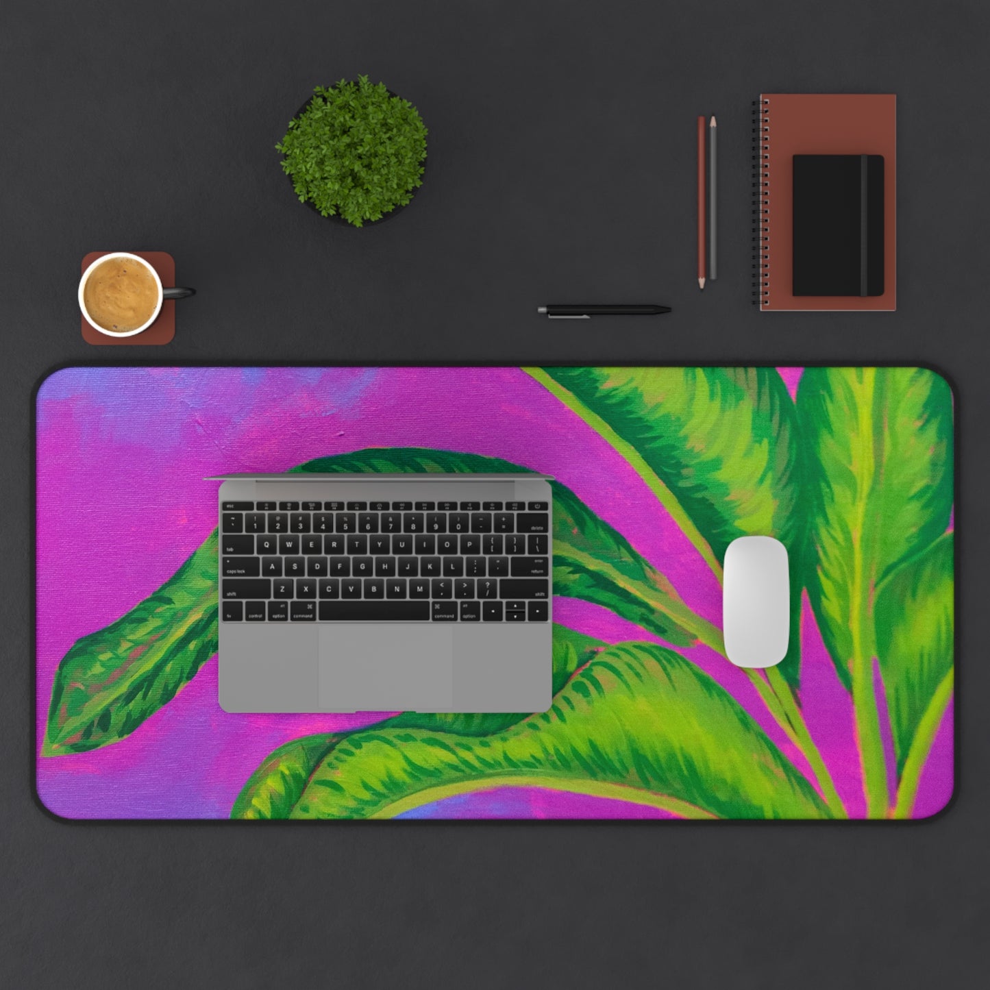 Vibrant Tropical Desk Mat