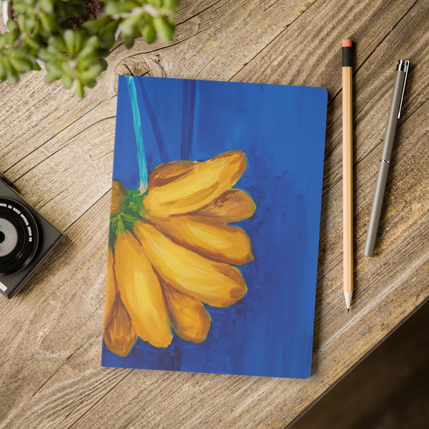 Vibrant Banana Softcover Journal