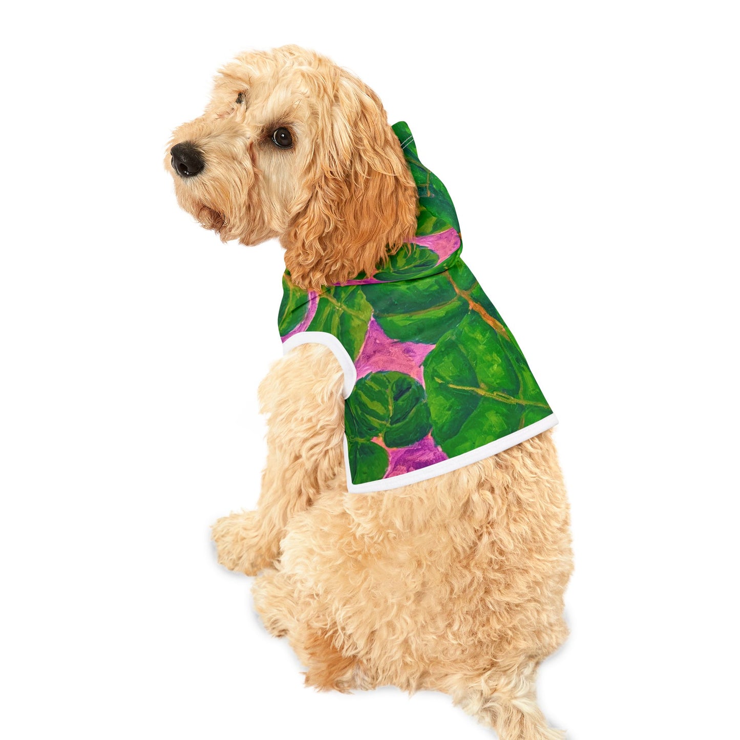 Sunset Seagrapes Colorful Pet Hoodie for Trendy Pets