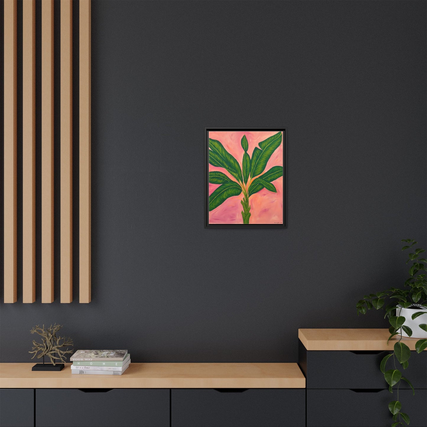 Blush & Botanica Framed Art Print