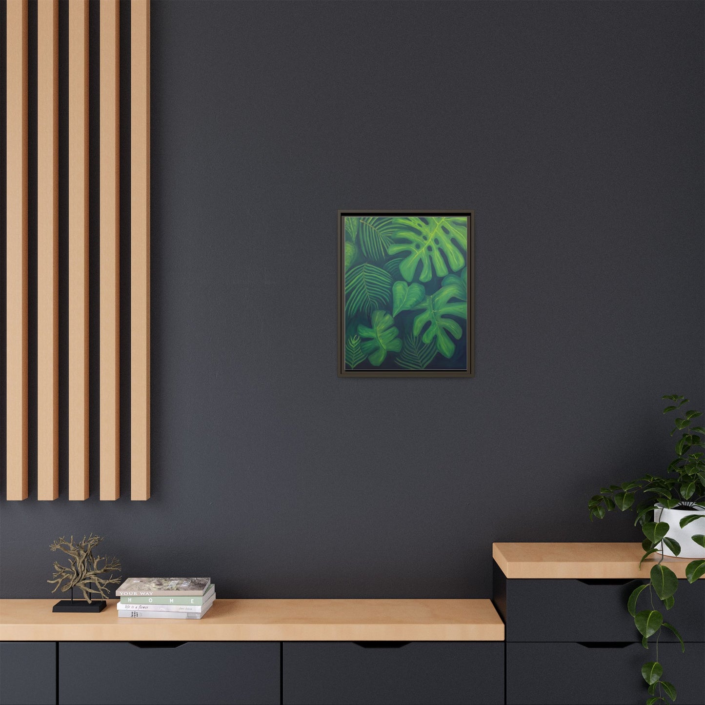 Moody Jungle Framed Wall Art