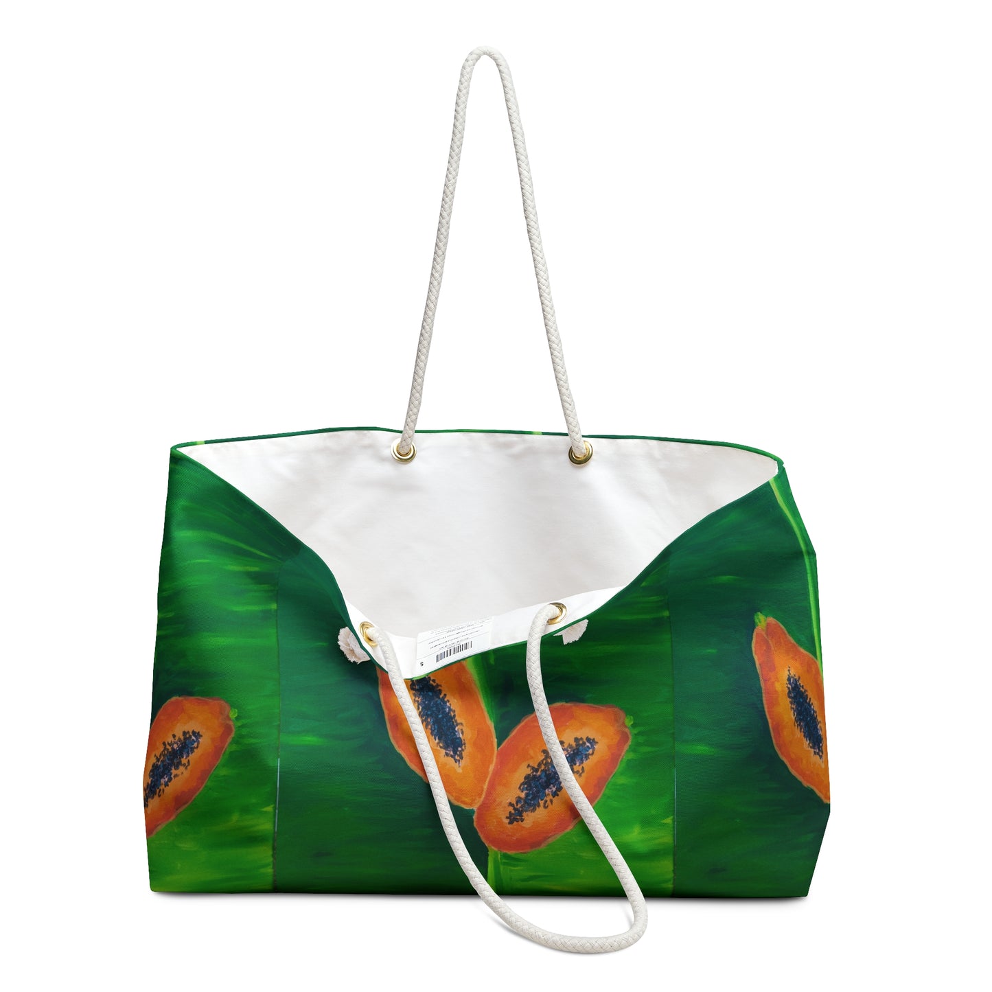 Tropical Papaya Weekender Bag