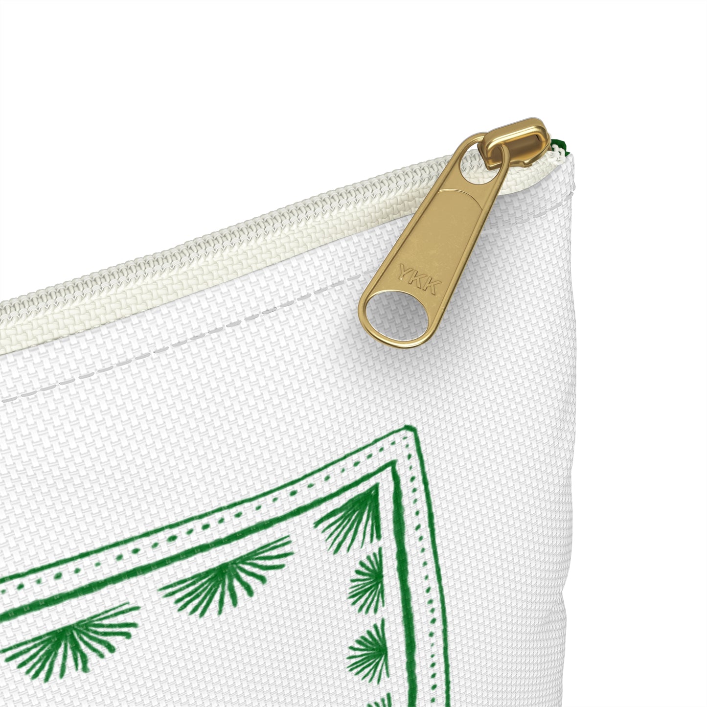 Toile Tropicale in Green Accessory Pouch