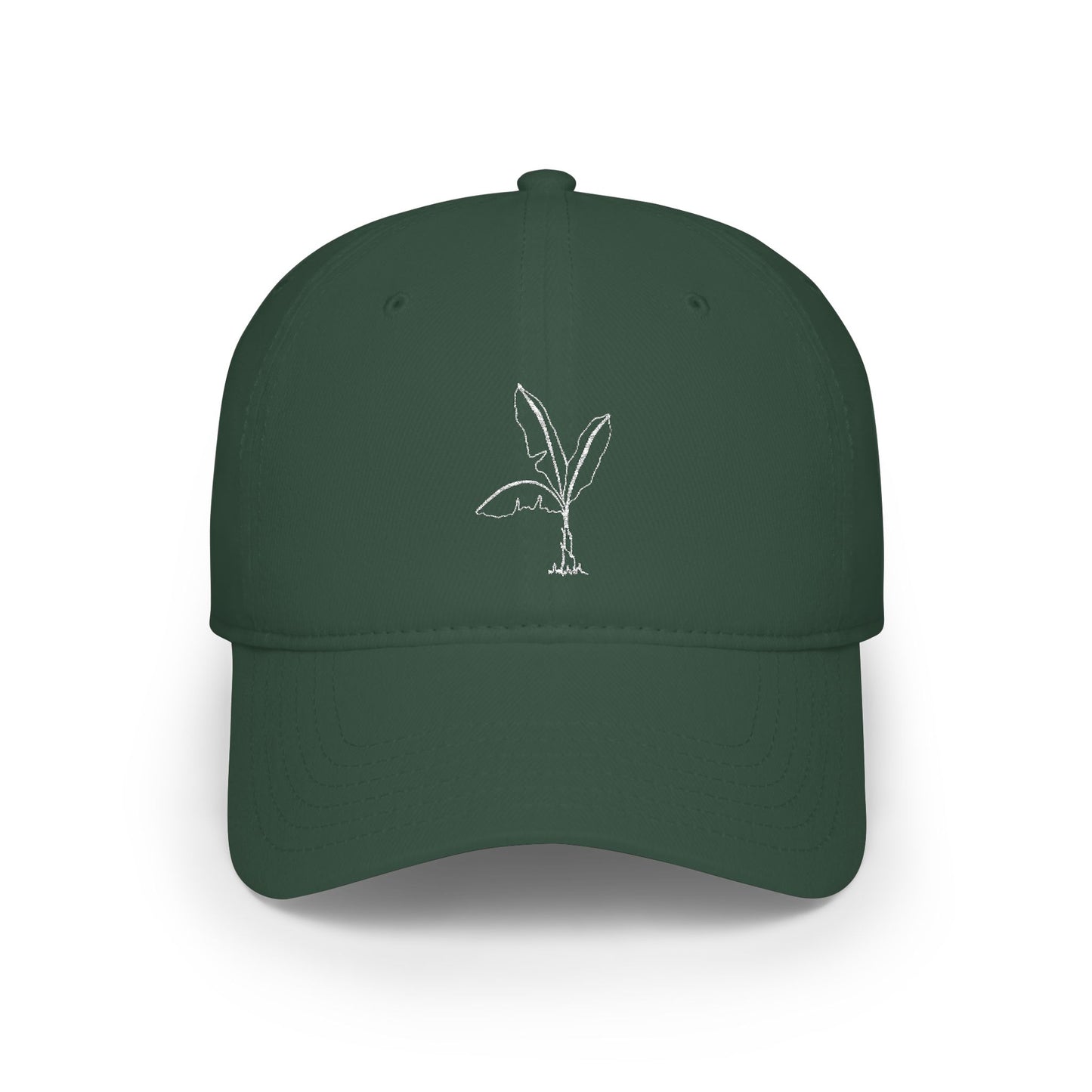 Banana Sprout Embroidered Hat