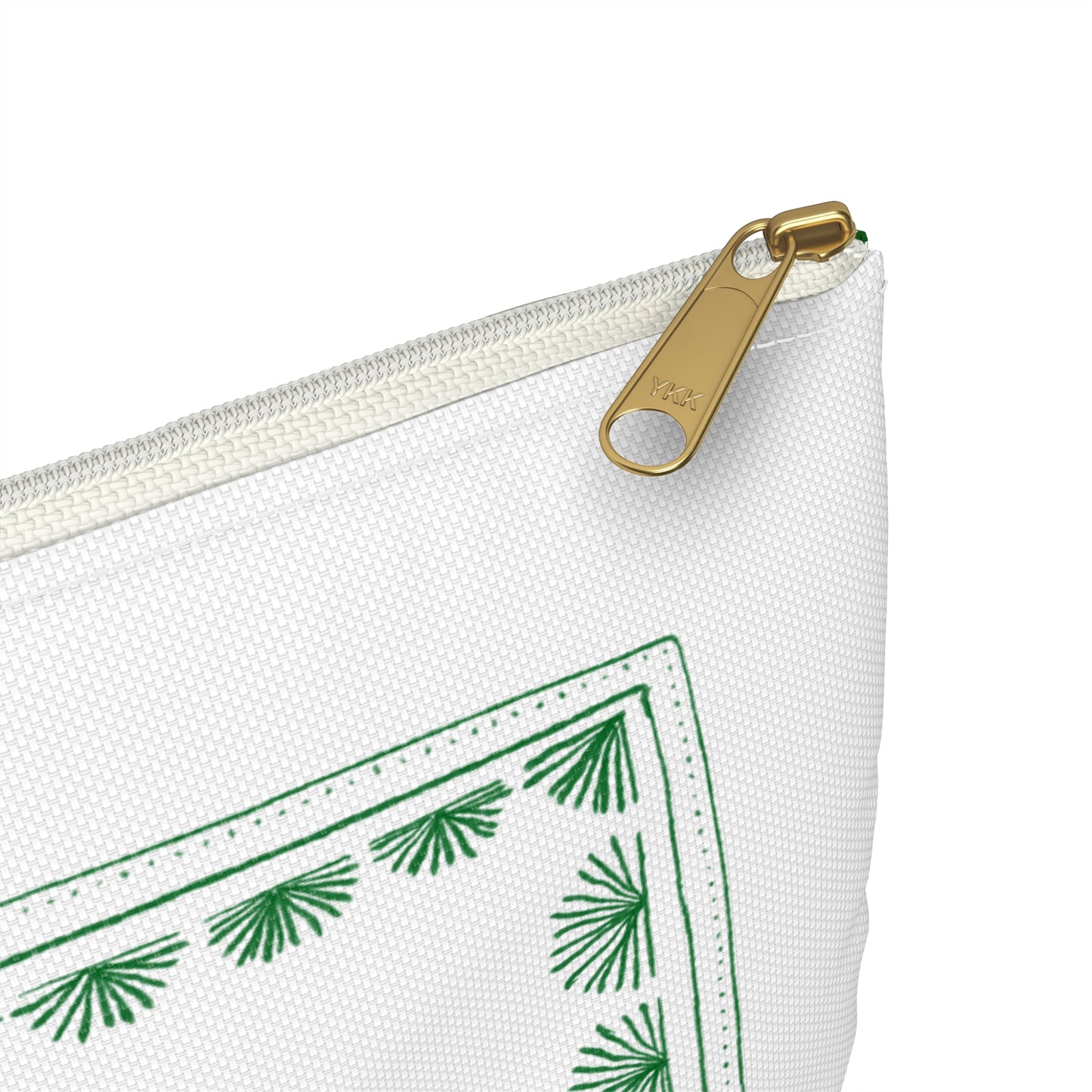 Toile Tropicale in Green Accessory Pouch