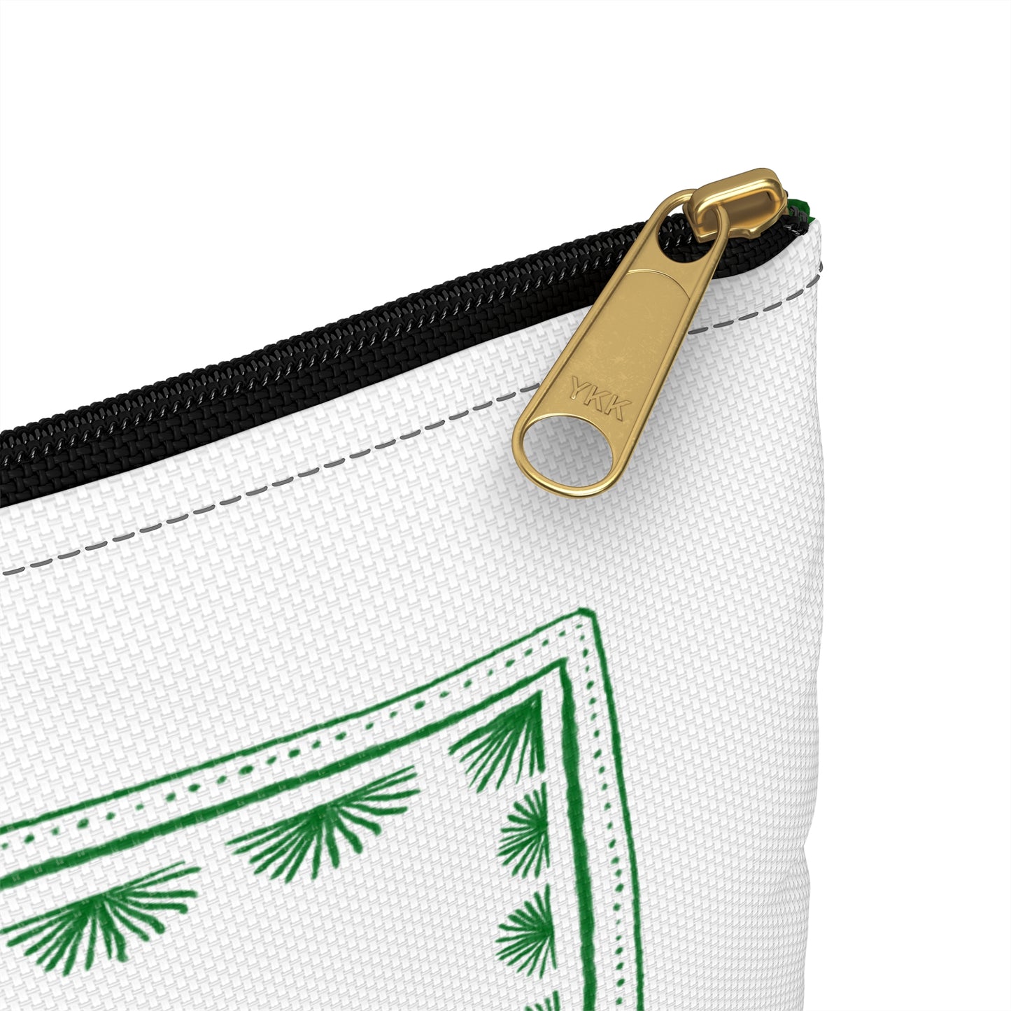 Toile Tropicale in Green Accessory Pouch