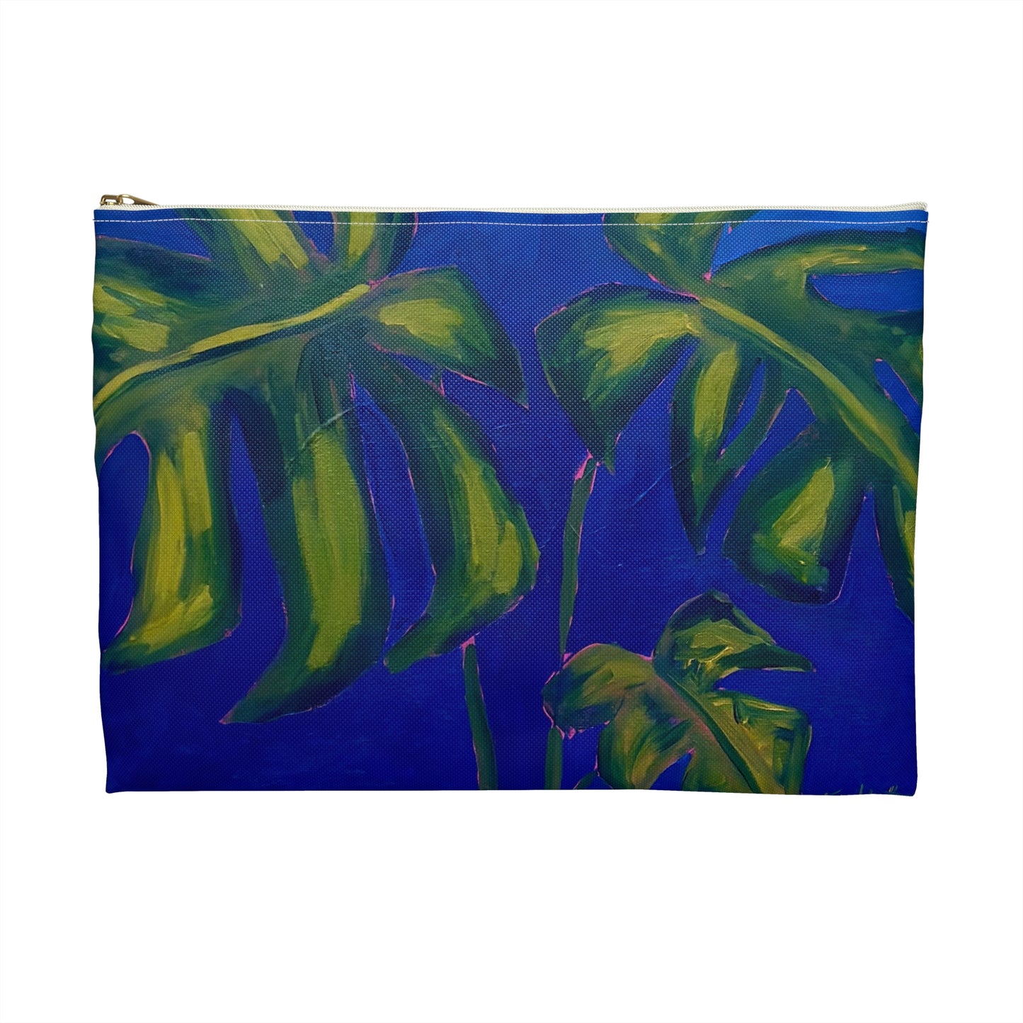 Midnight Monstera Accessory Pouch