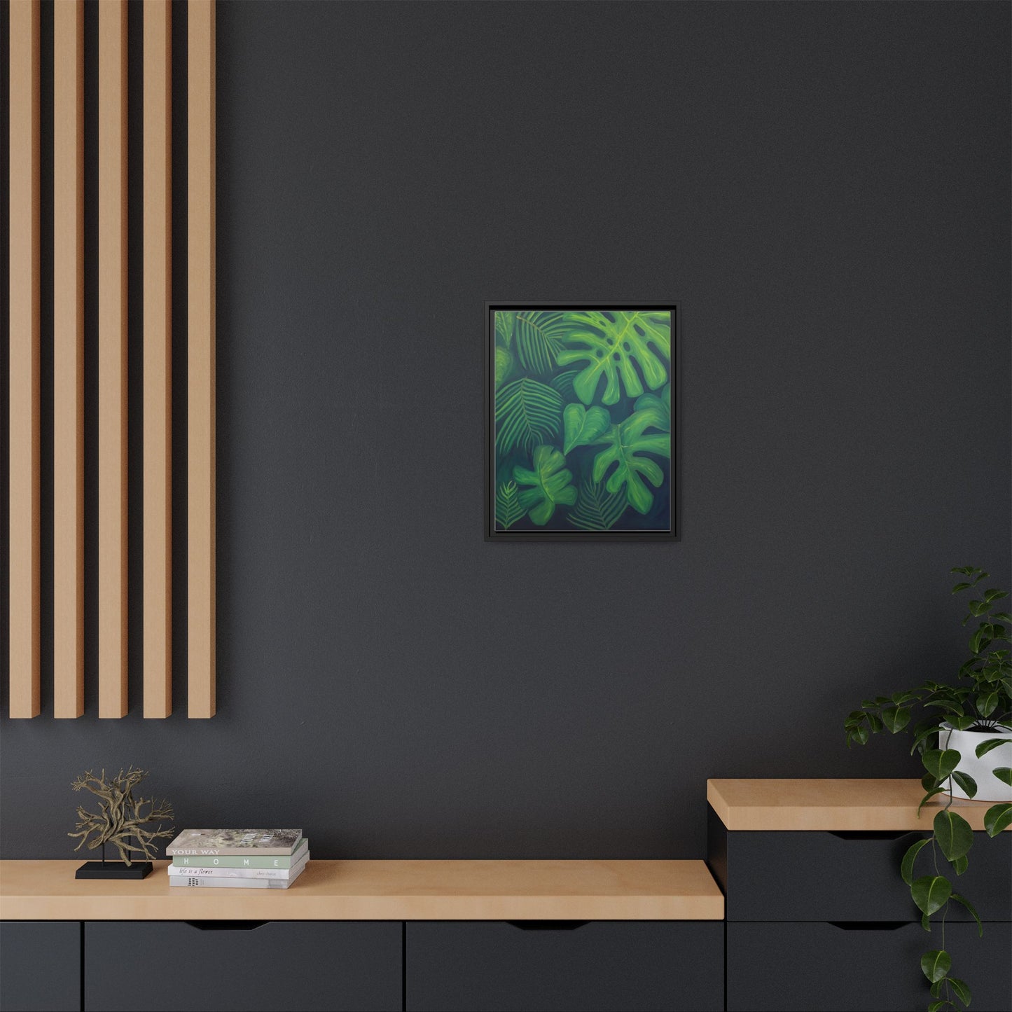 Moody Jungle Framed Wall Art