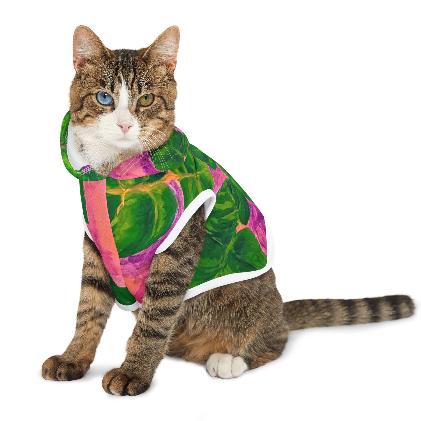 Sunset Seagrapes Colorful Pet Hoodie for Trendy Pets