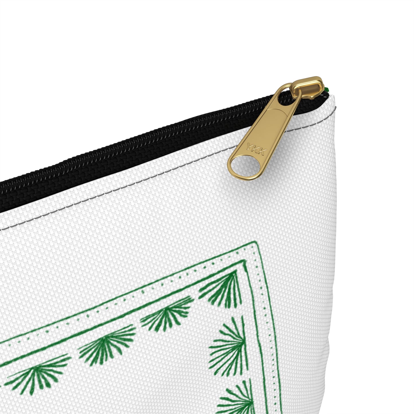 Toile Tropicale in Green Accessory Pouch