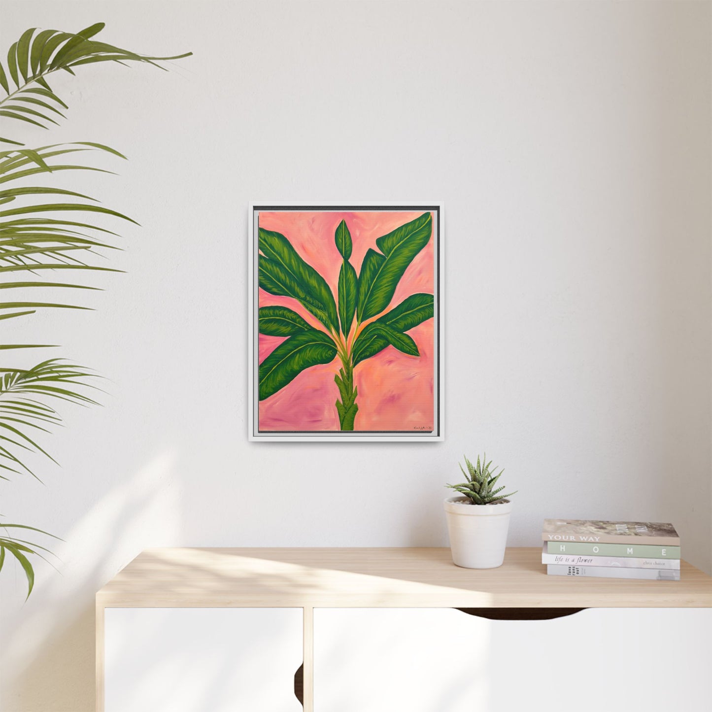 Blush & Botanica Framed Art Print