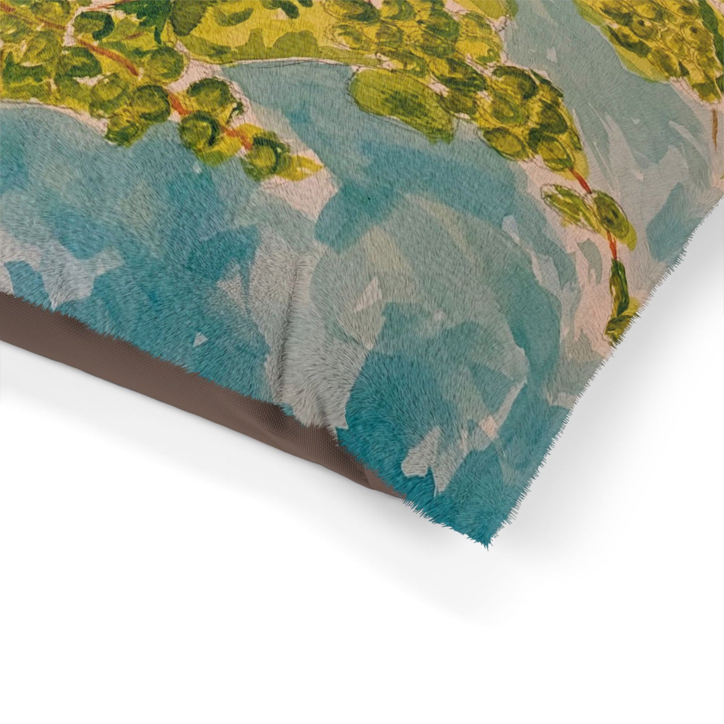 Watercolor Seagrapes Pet Bed for Cozy Naps, Pet Accessories