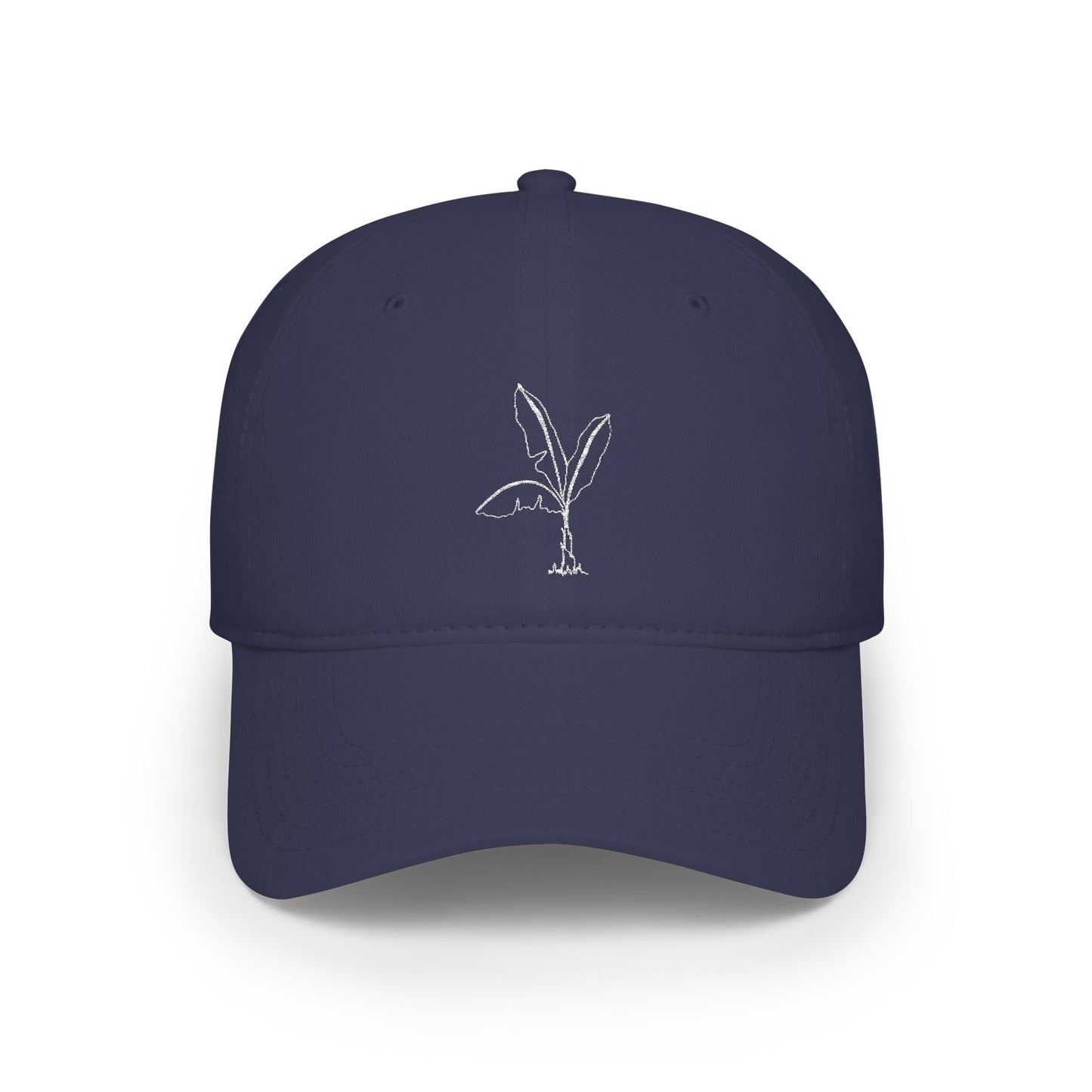 Banana Sprout Embroidered Hat