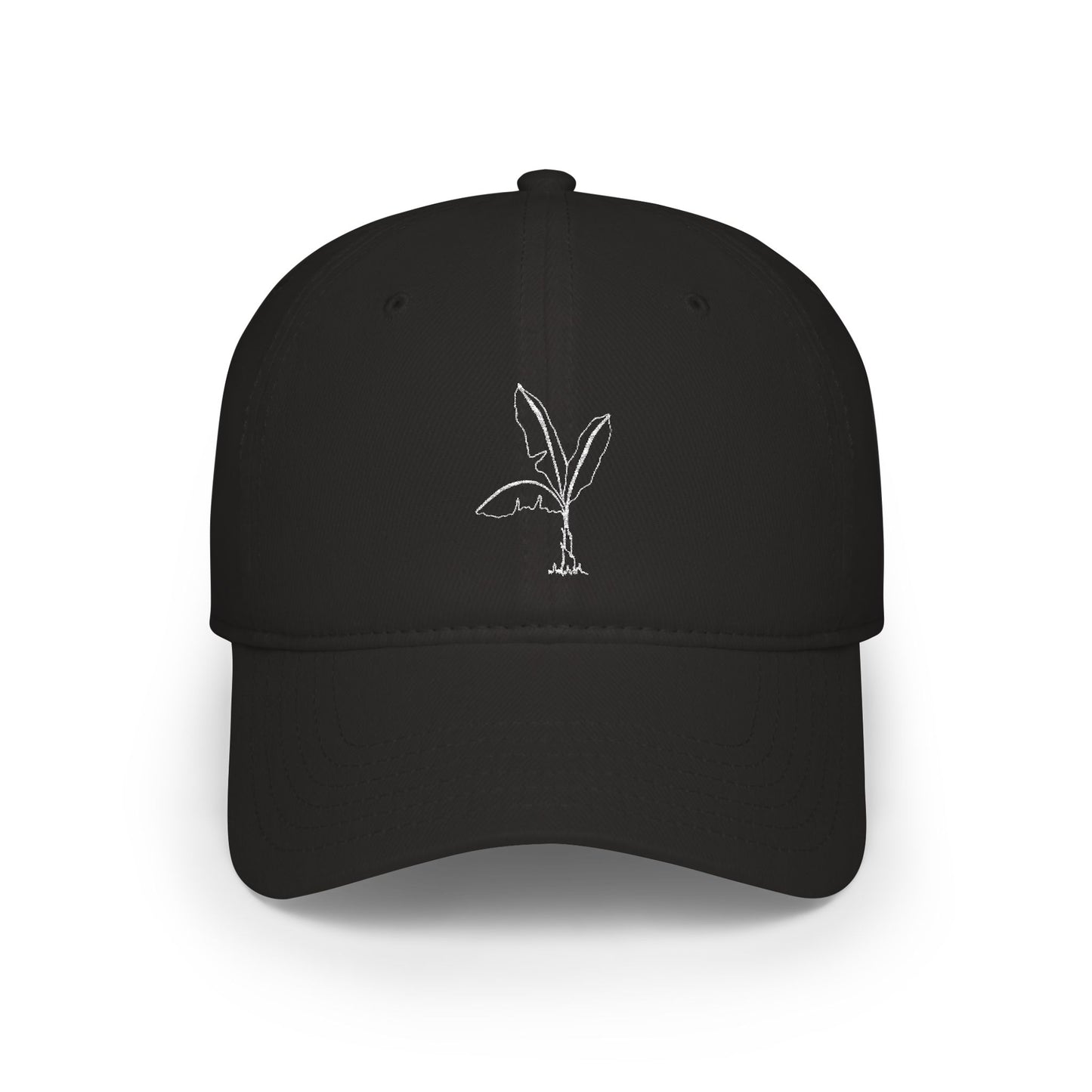 Banana Sprout Embroidered Hat