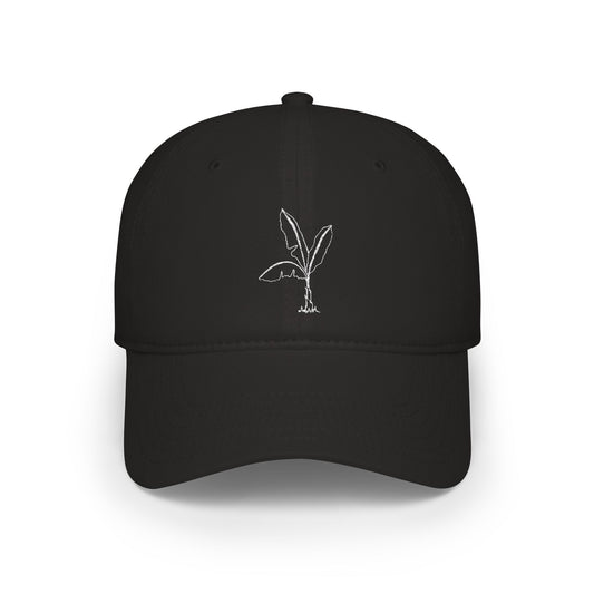Banana Sprout Embroidered Hat