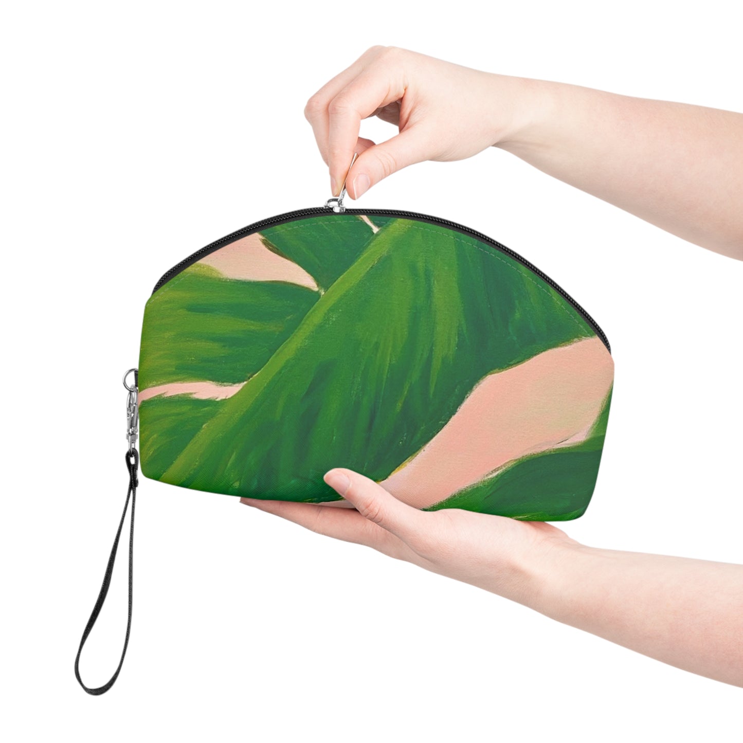 Sun-Kissed Leaves Makeup Bag