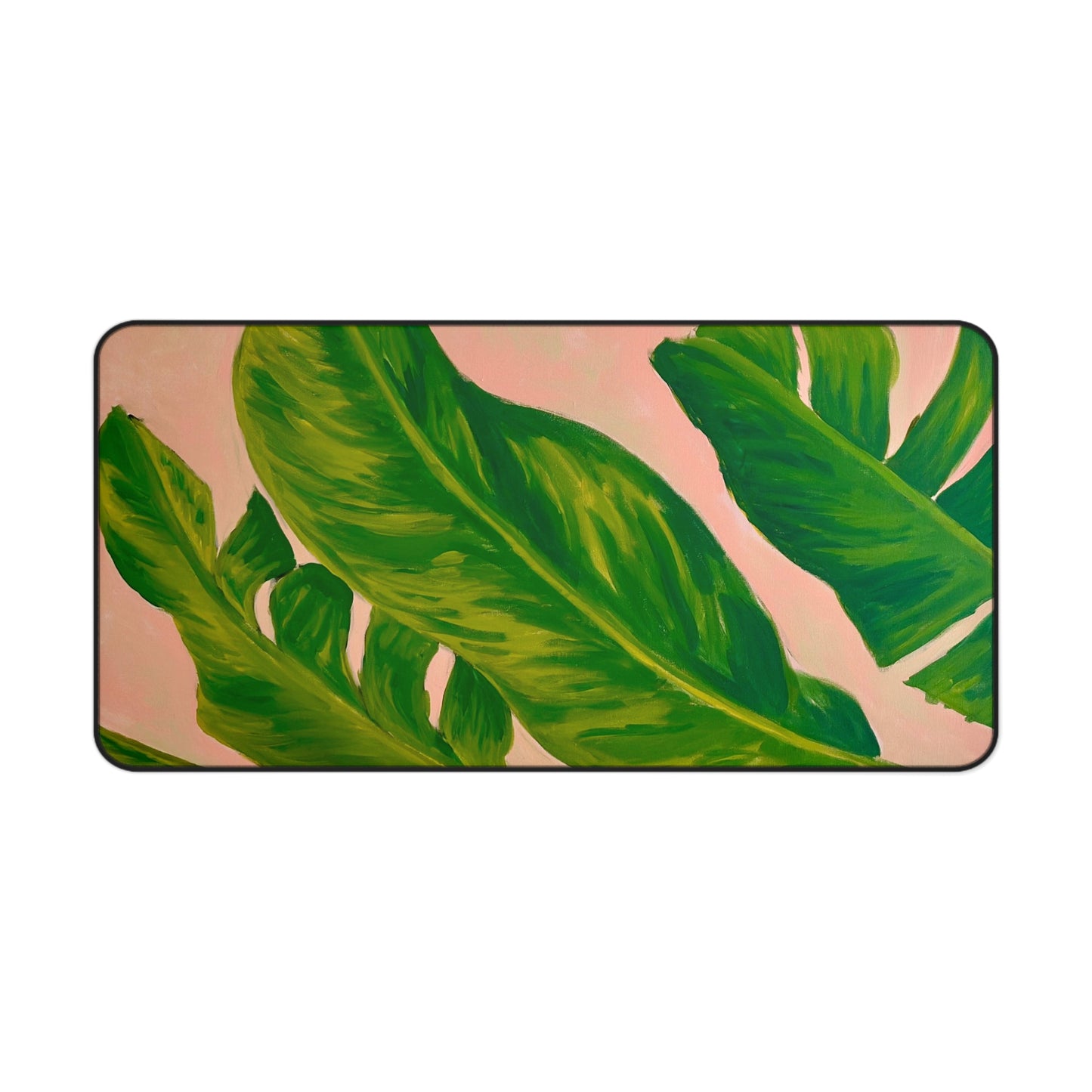 Sun-Kissed Leaves Desk Mat