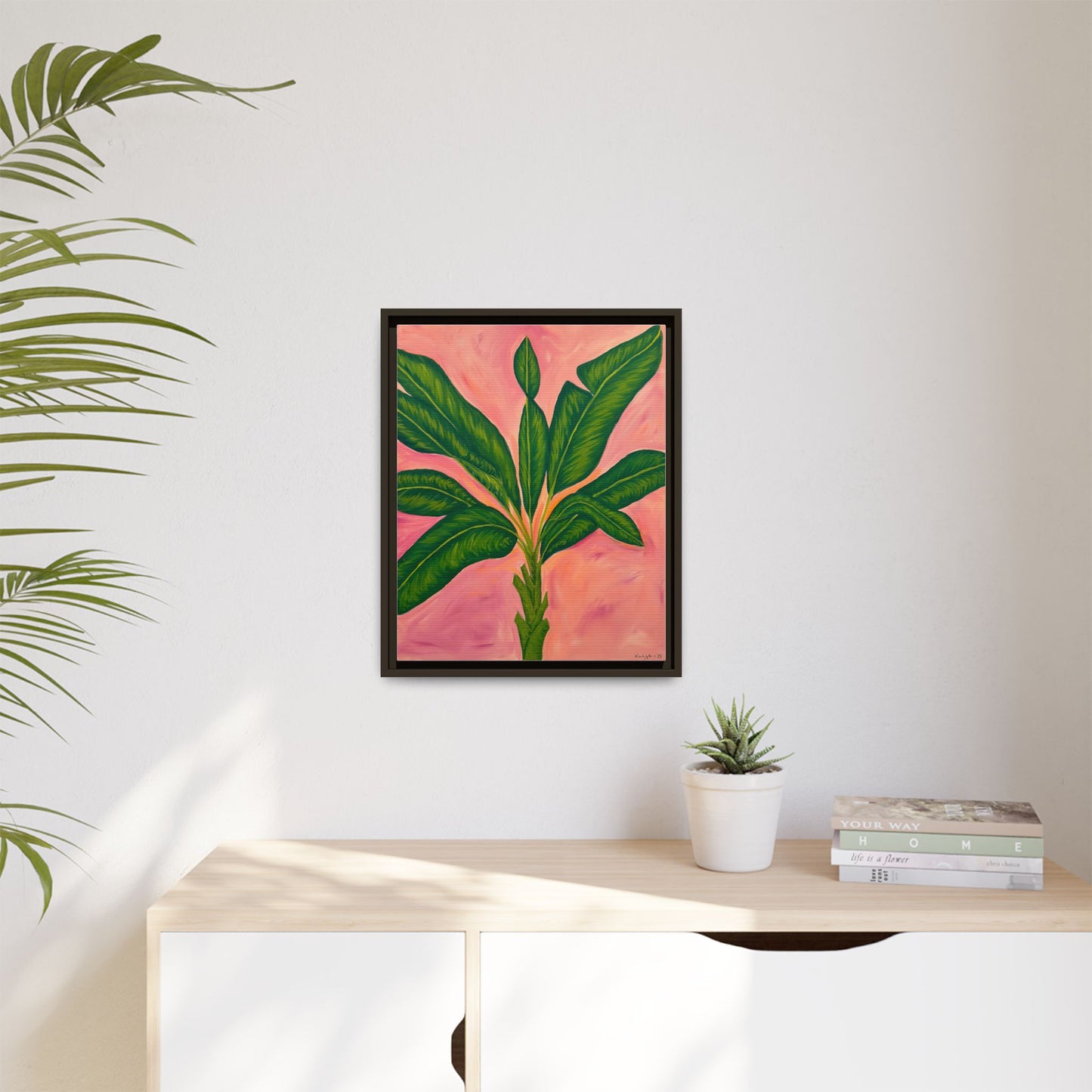 Blush & Botanica Framed Art Print