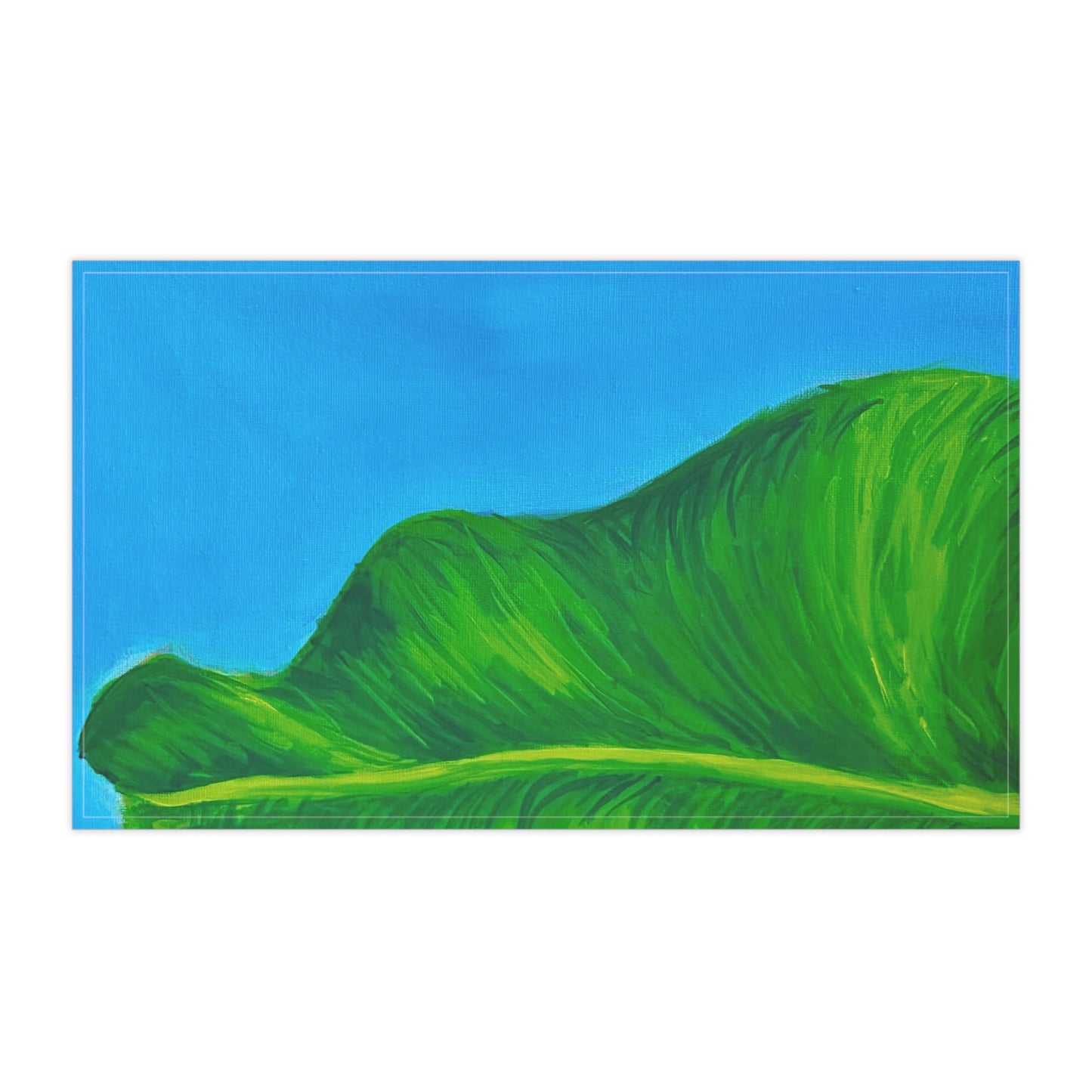 Vibrant Banana Leaf Print Tea Towels