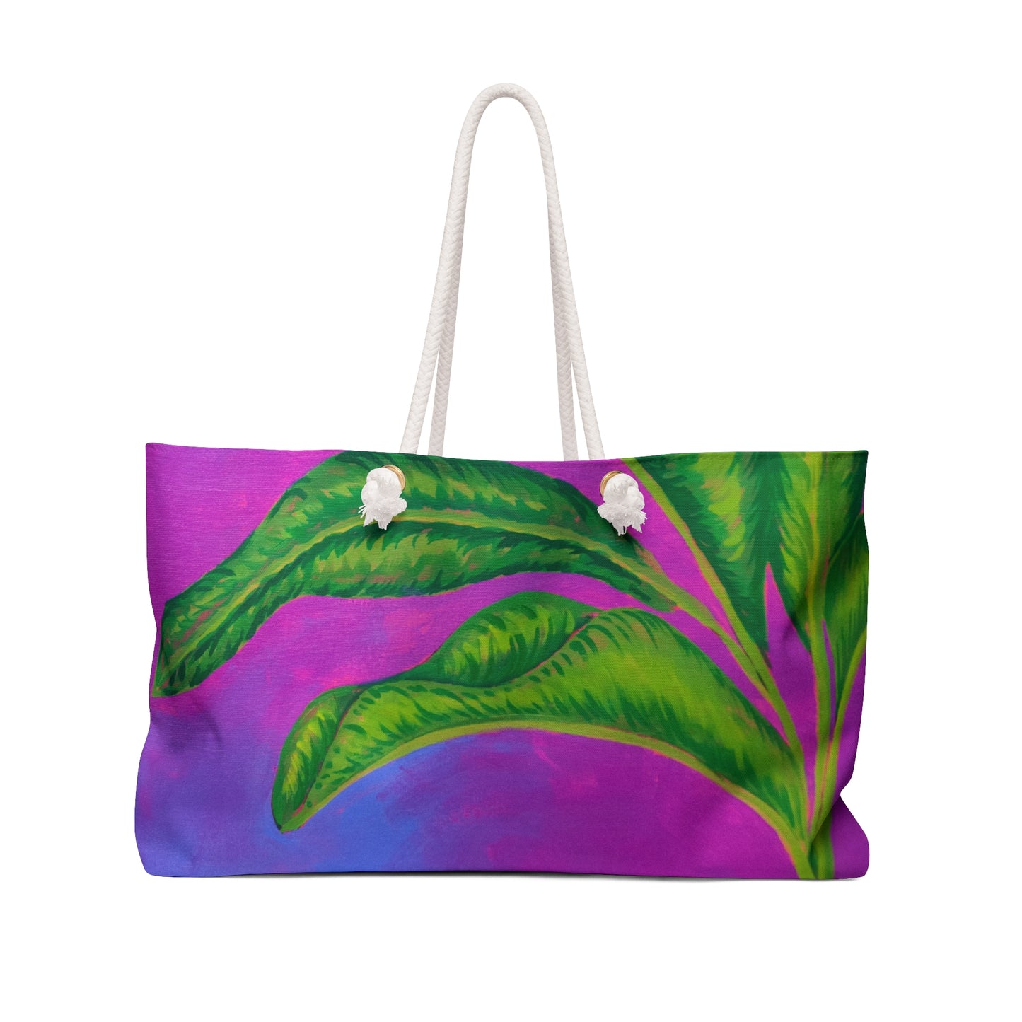Tropical Print Weekender Bag