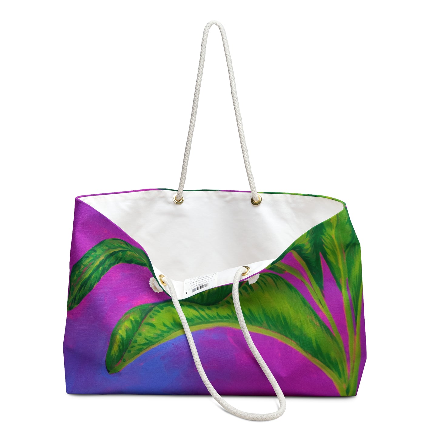 Tropical Print Weekender Bag