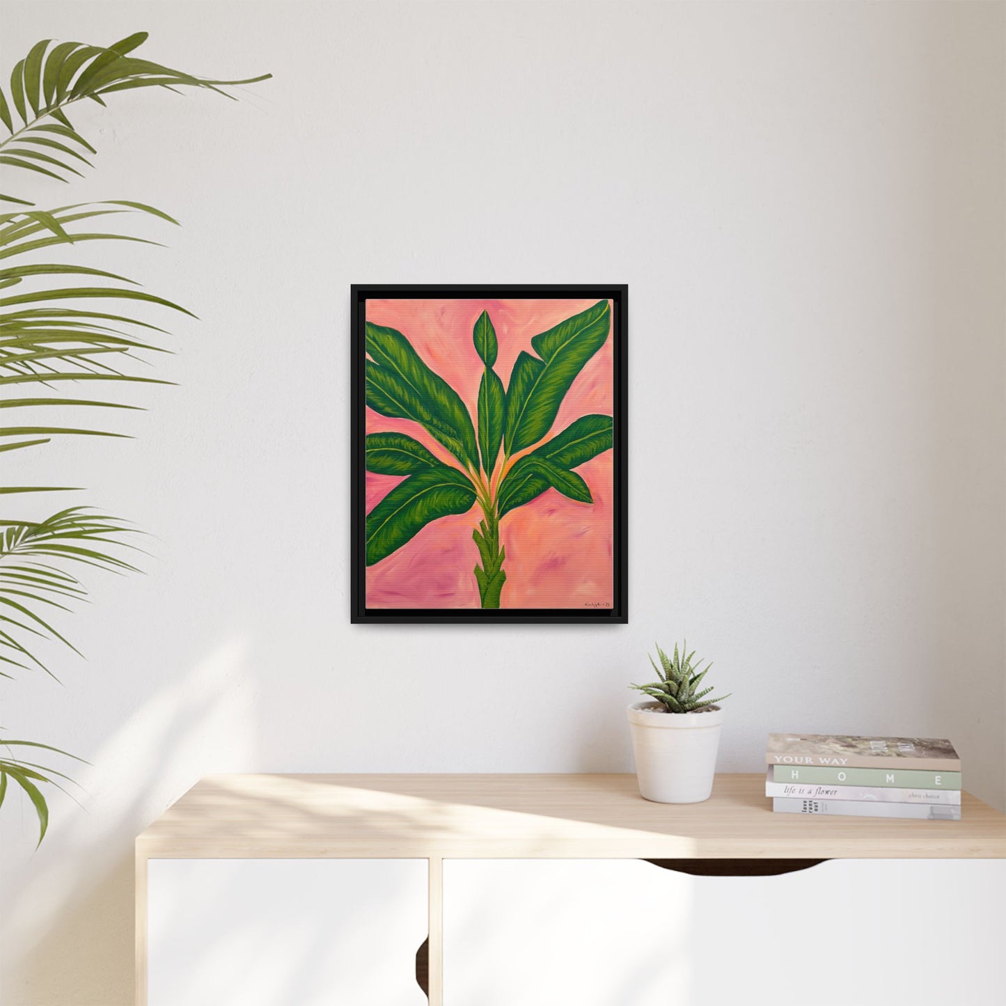 Blush & Botanica Framed Art Print