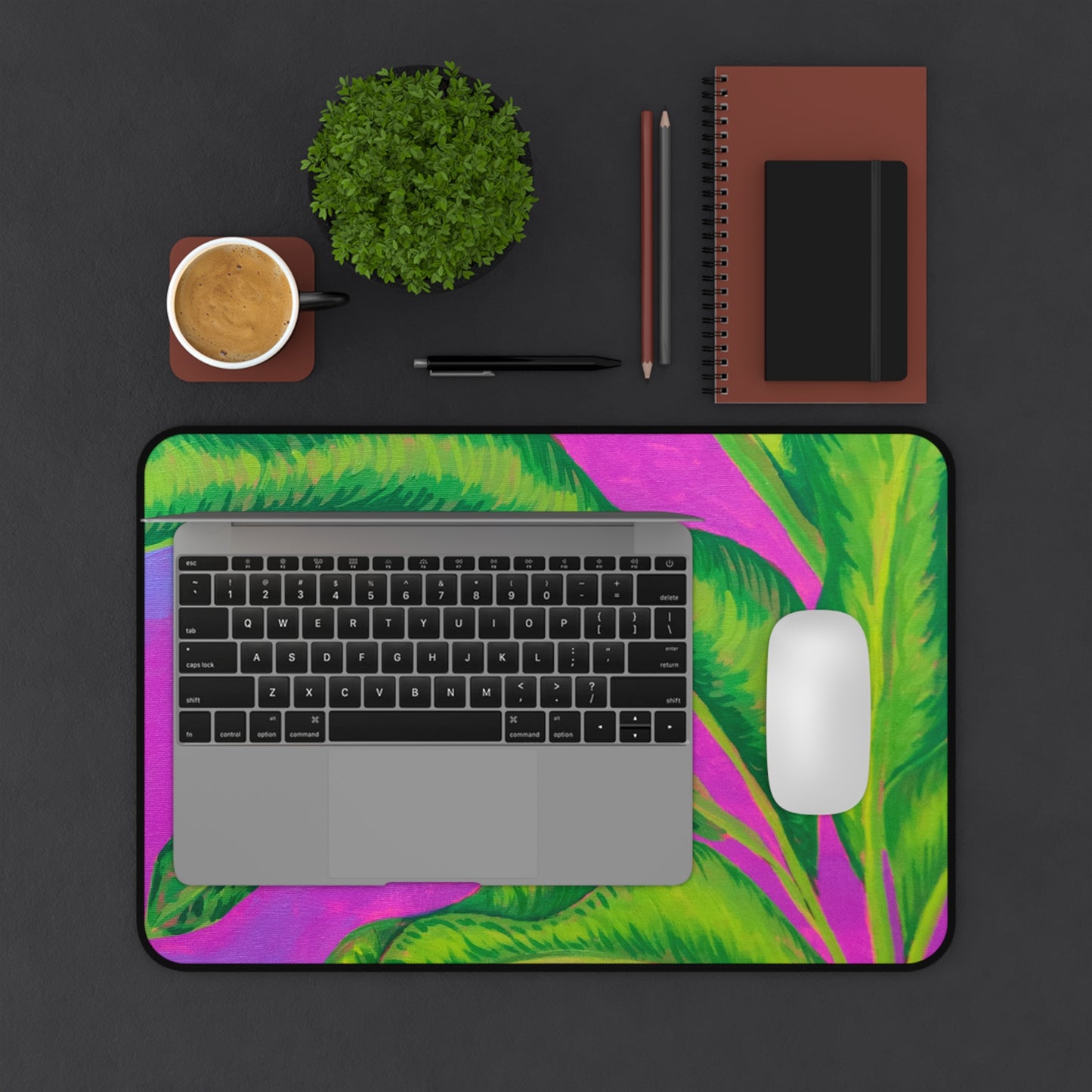 Vibrant Tropical Desk Mat