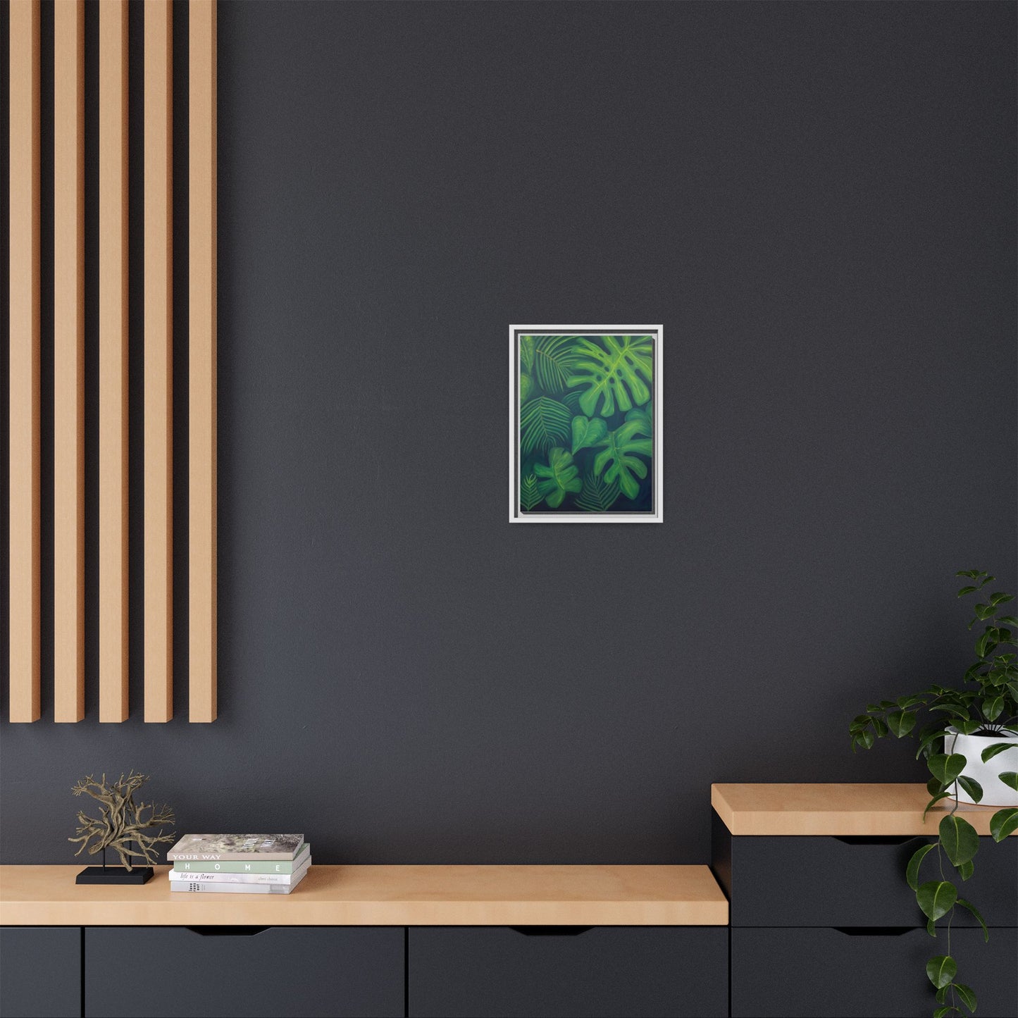 Moody Jungle Framed Wall Art
