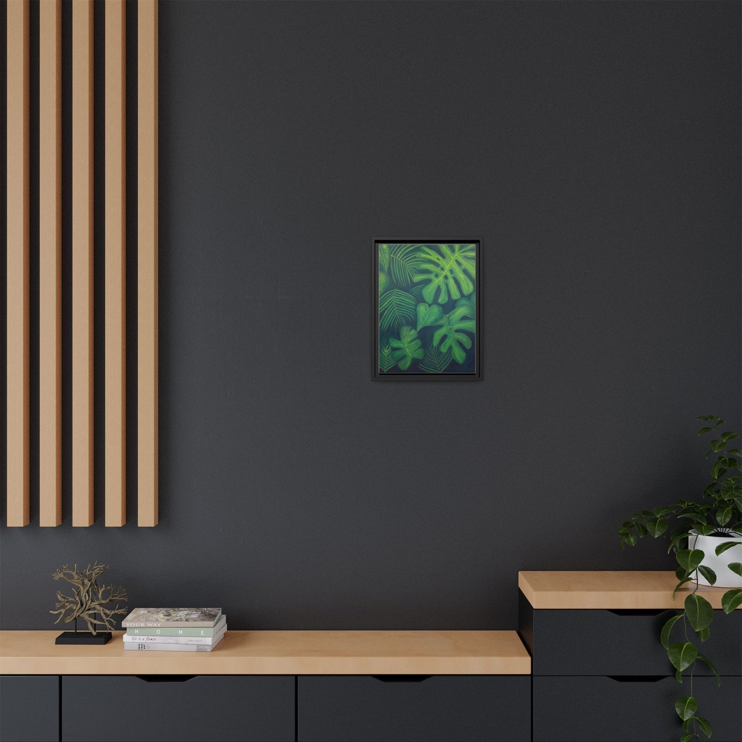 Moody Jungle Framed Wall Art