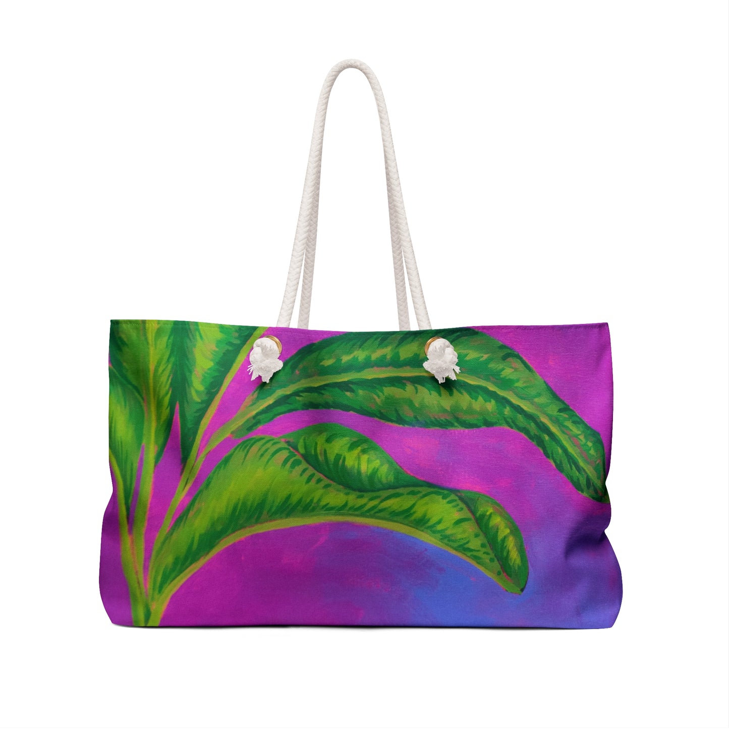 Tropical Print Weekender Bag